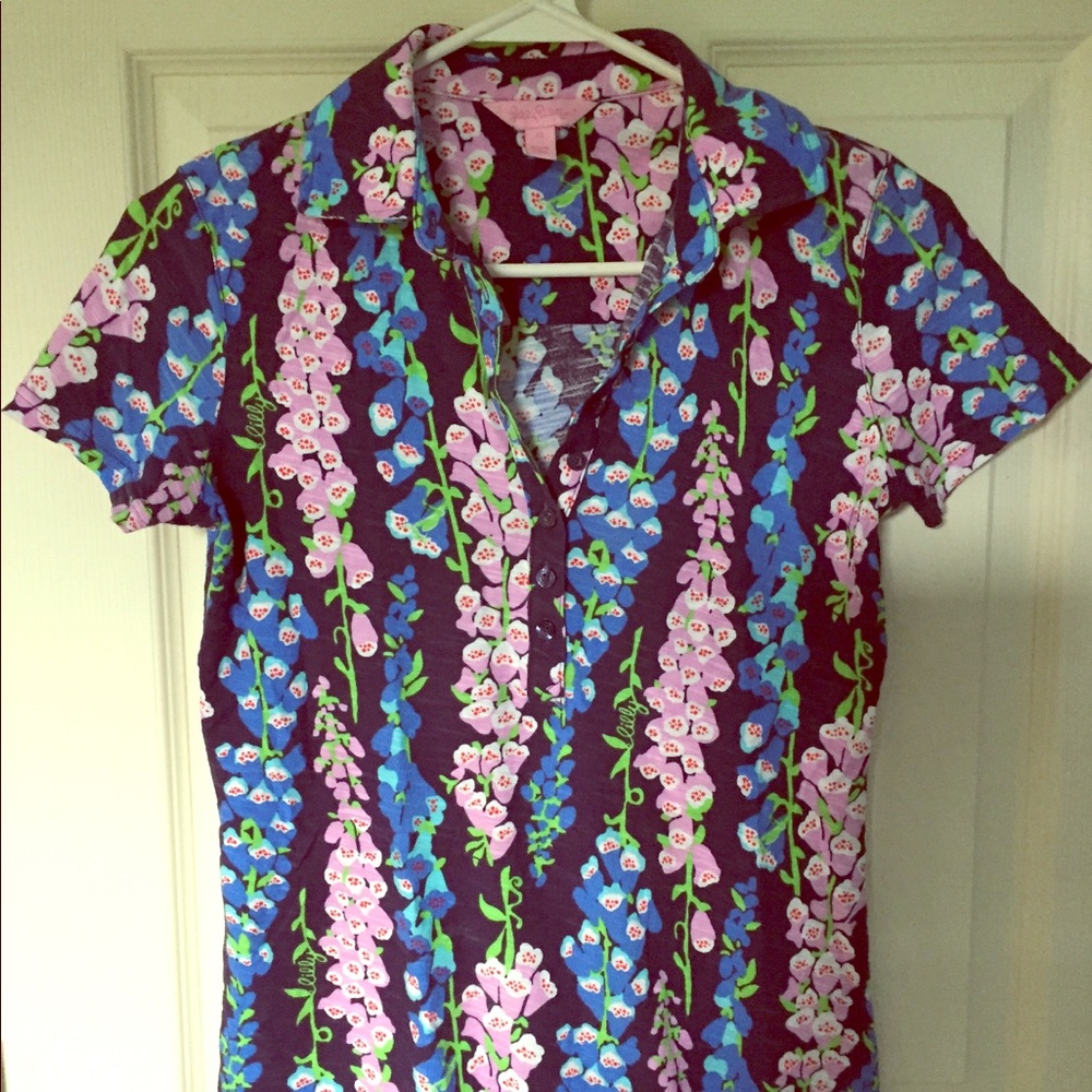 Lilly Pulitzer short sleeve polo shirt